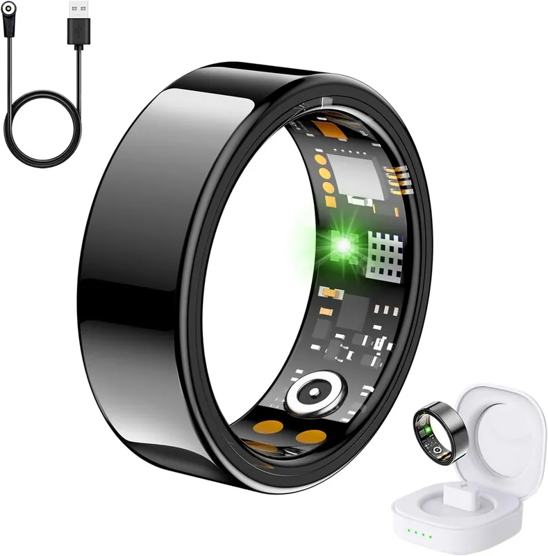 KNGAD Smart Health Ring 9# Black