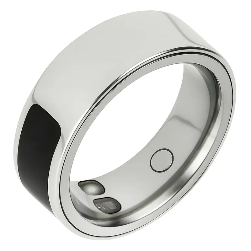 BlissfulTails Health Tracker Smart Ring 9 Metal Silver