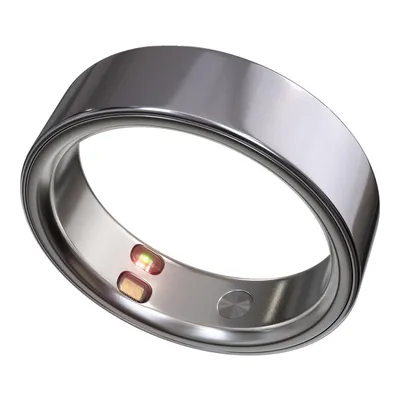 ELENVA Smart Ring Health Tracker 8.5 Arctic Silver