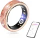 JIANVNUI Smart Ring Rose Gold Size 9 2