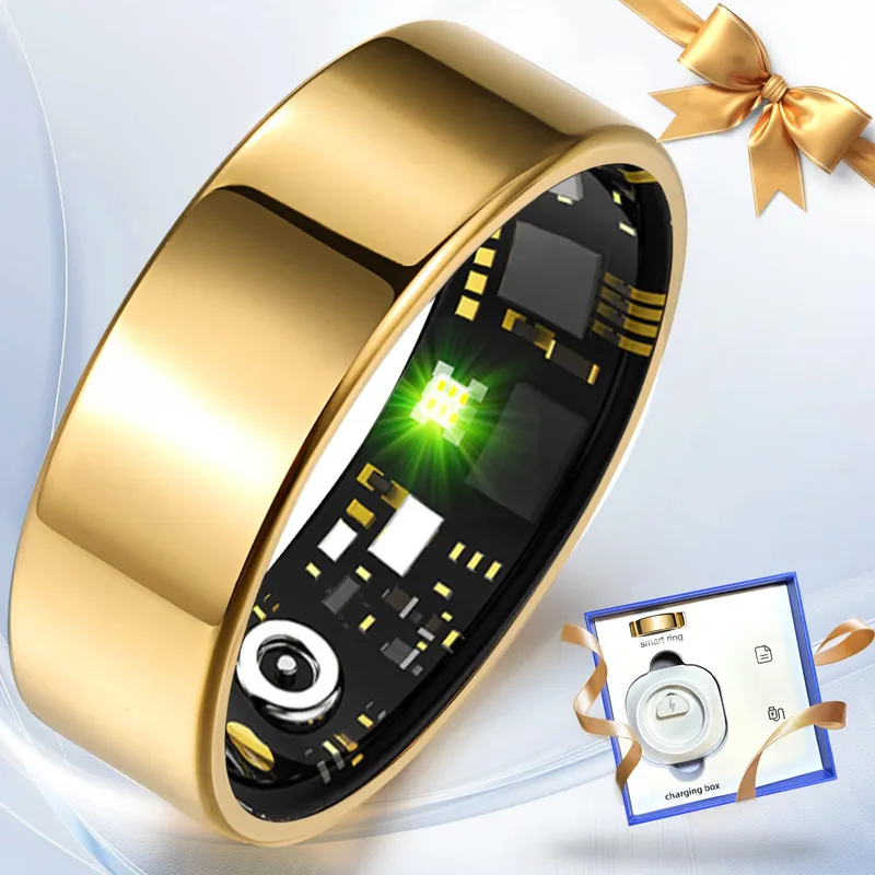 Kuxlagz Smart Ring Health Tracker #11 Gold