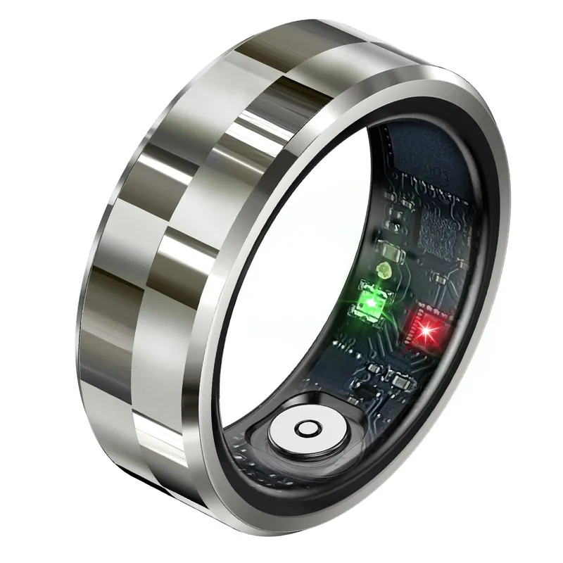 Lemolf Smart Ring Silver-Gray #10