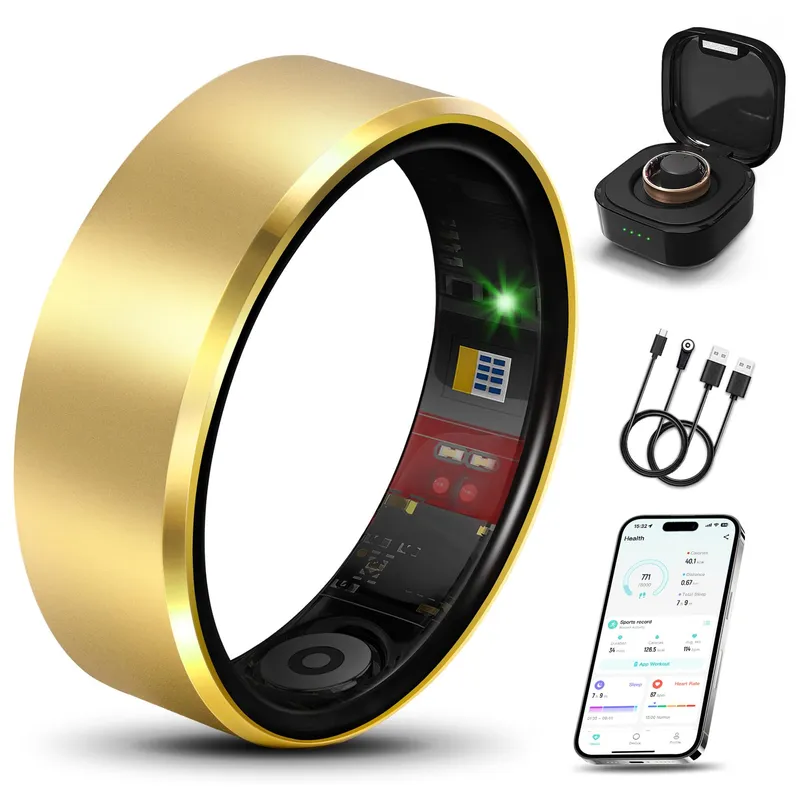 Milavan Smart Health Ring 2.0 10# Gold