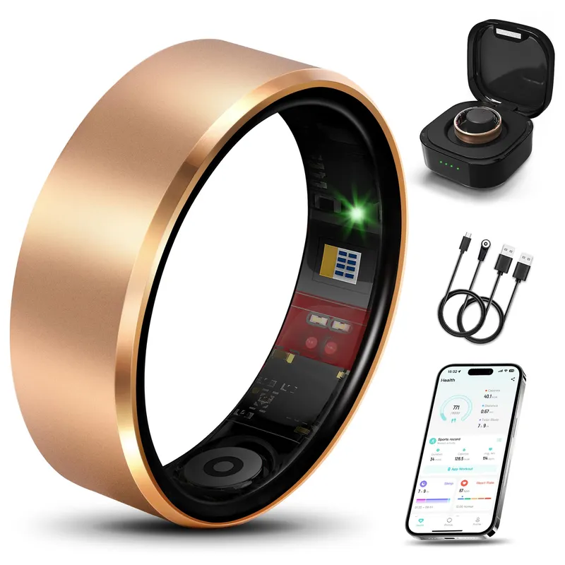 Milavan Smart Health Ring 2.0 - 8# Rose Gold
