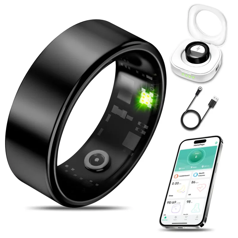 Milavan Smart Health Ring 8# Black