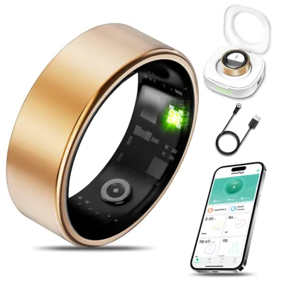 Milavan Smart Health Ring 8# Rose Gold