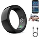 NUDZENI Smart Health Ring (Size 9, Black)