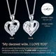 ONLYLIKE Heart Pendant Necklace 1.0 Carat 4