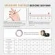 Oucscru Smart Health Ring 9# (Silver) 2