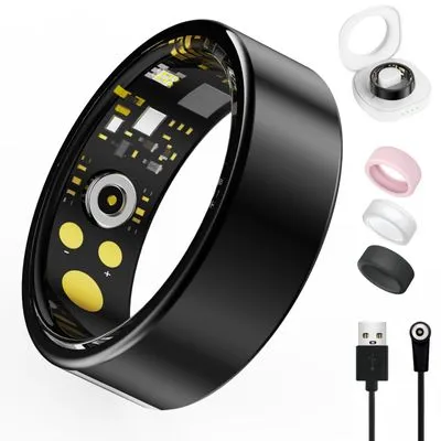 Oucscru Smart Ring 14# (Black)