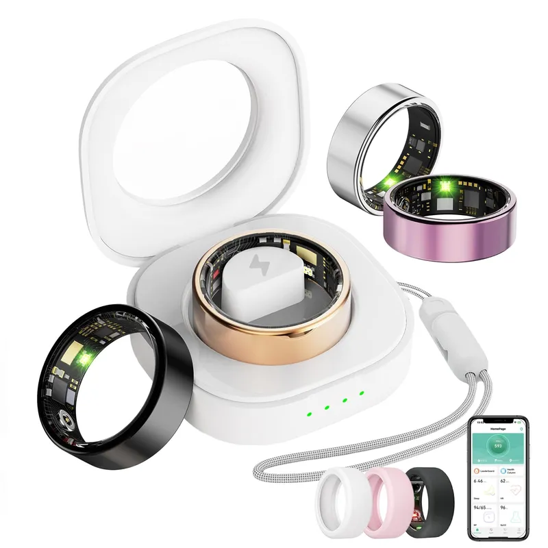 Oucscru Smart Ring Lavender Pink 6#