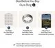 Oura Ring 4 - Brushed Silver - Size 12 3