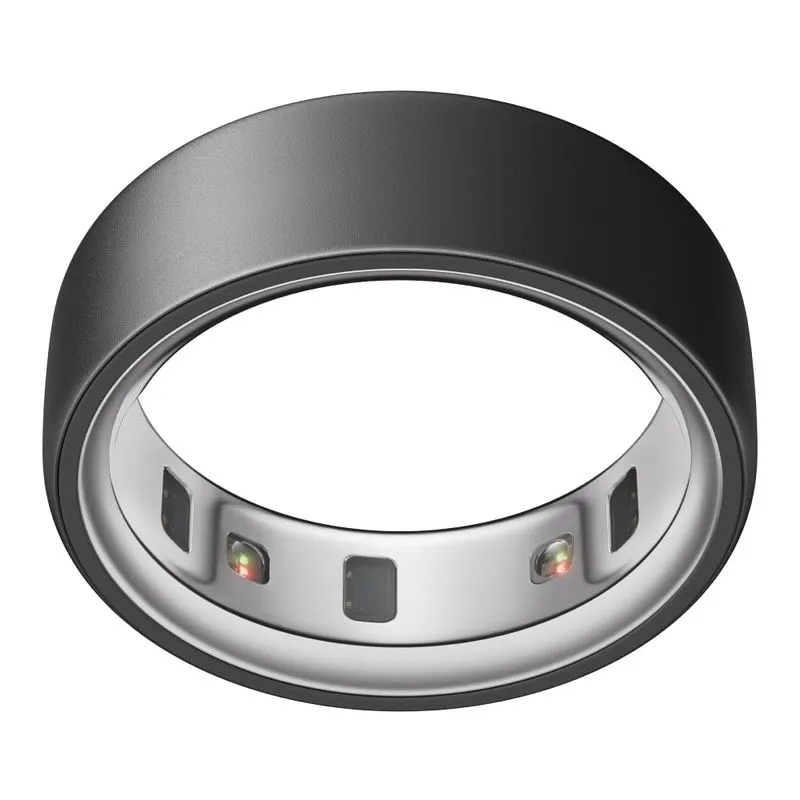 The sleek titanium finish of the Oura Ring 4