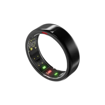 POBOVi Smart Ring Black Size 9