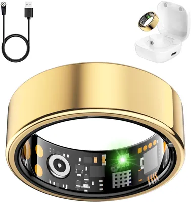 REWSX Smart Health Ring Gold 9#