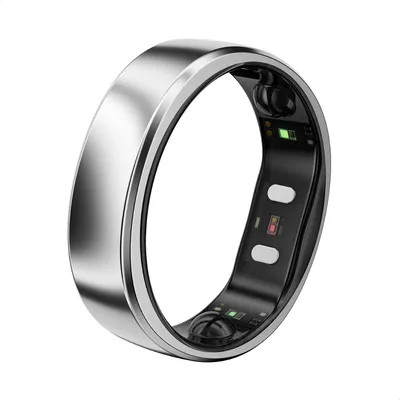 RingConn Gen 2 Air Smart Ring - Size 10, Galaxy Silver
