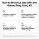 Samsung Galaxy Ring Sizing Kit 5