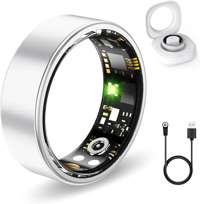 FKGZJF Smart Ring Silver 13#