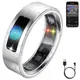 uaue Smart Health Ring - Size 9, Silver
