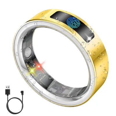 uaue Smart Health Ring Gold 9