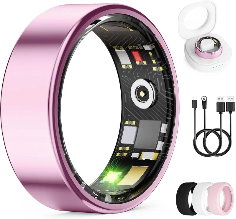 UniJethro Smart Health Ring 7# (Lavender Pink)
