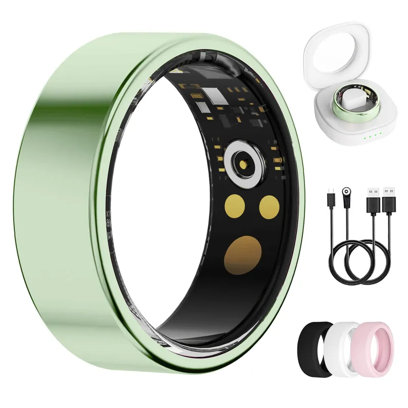 UniJethro Smart Ring Green 7#