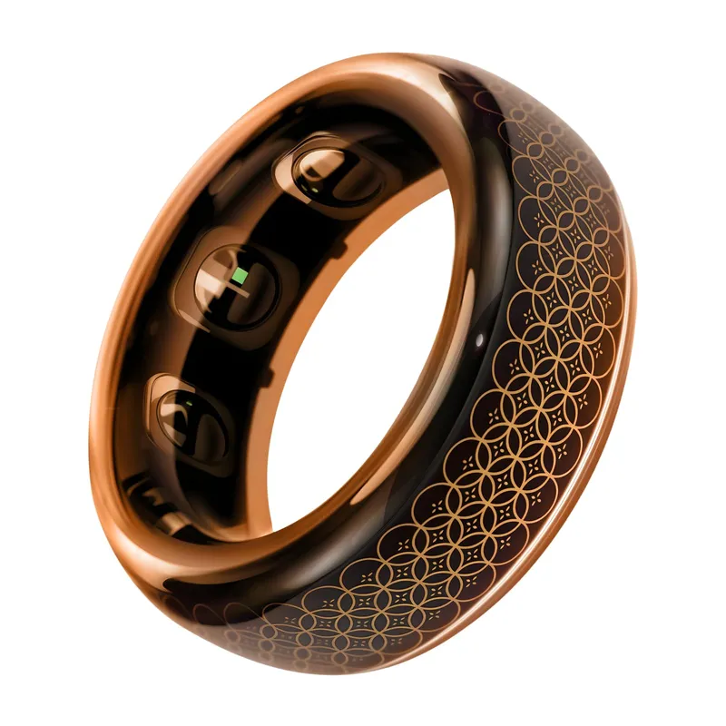 VERTU META Smart Ring, Fortune Orange, Size 10