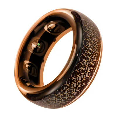 VERTU META Smart Ring, Fortune Orange, Size 10